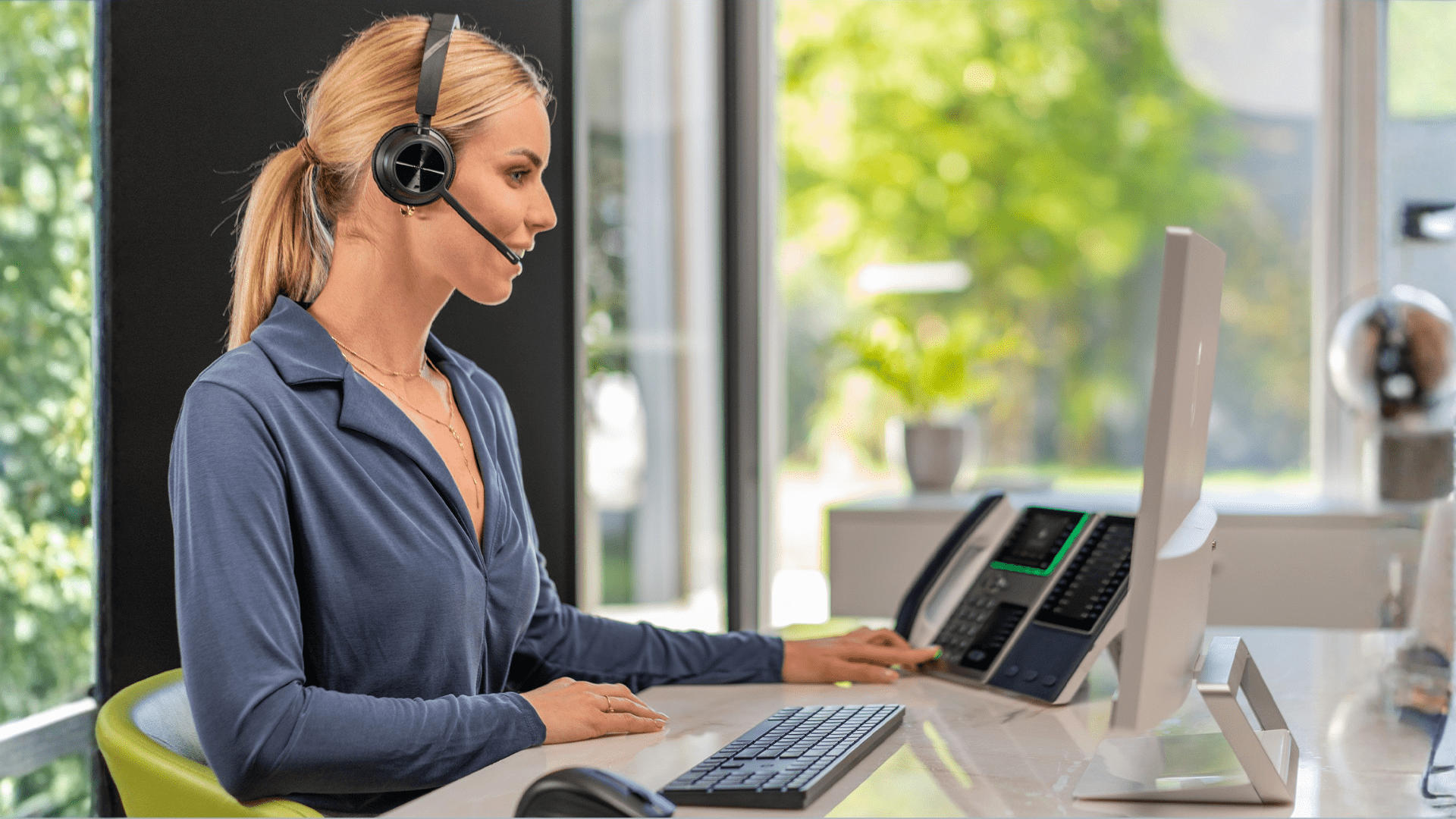 Cuffie Poly per uffici e contact center