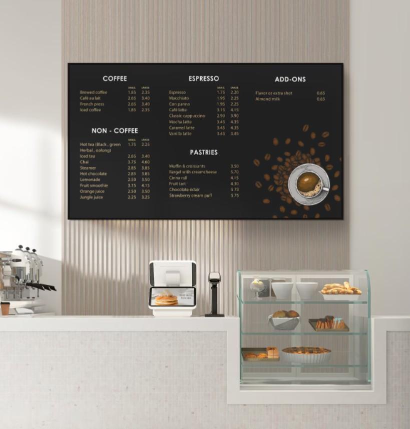 Menu digitali integrati