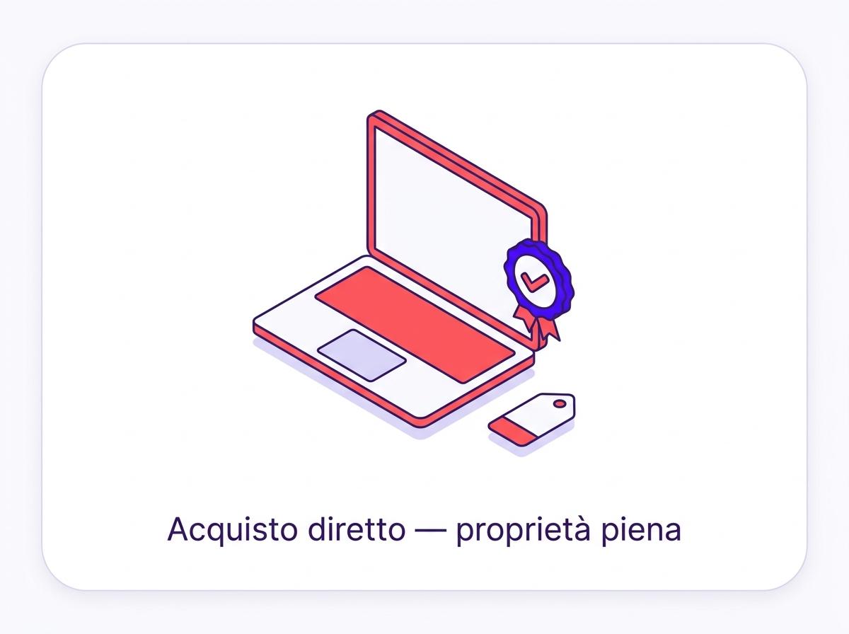 Illustrazione del modello di acquisto diretto dei dispositivi aziendali