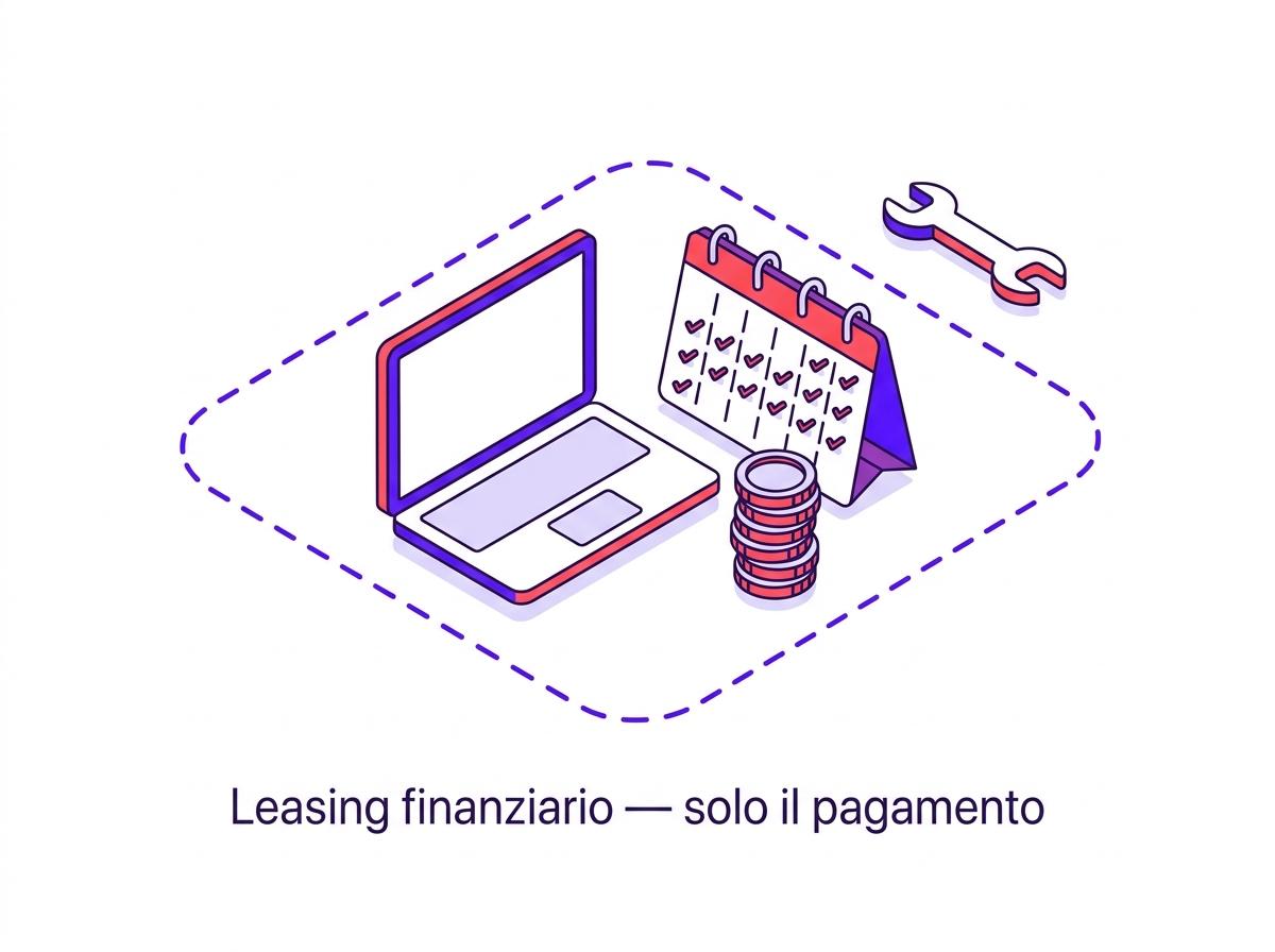 Illustrazione del modello di leasing finanziario per dispositivi aziendali